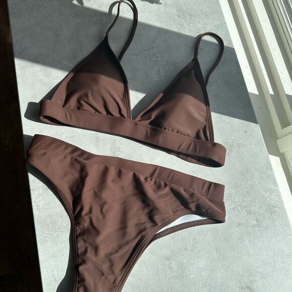 NWT brown swimsuit - Picture 3 of 8